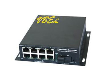 VBELVB-D807S25 八电口独立式光纤收发器 高效通信利器