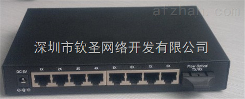 深圳高光 一光八电一对一隔离光纤收发器点燃安防传输新机遇